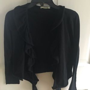 Velvet Brand Cotton Ruffled Wrap, M